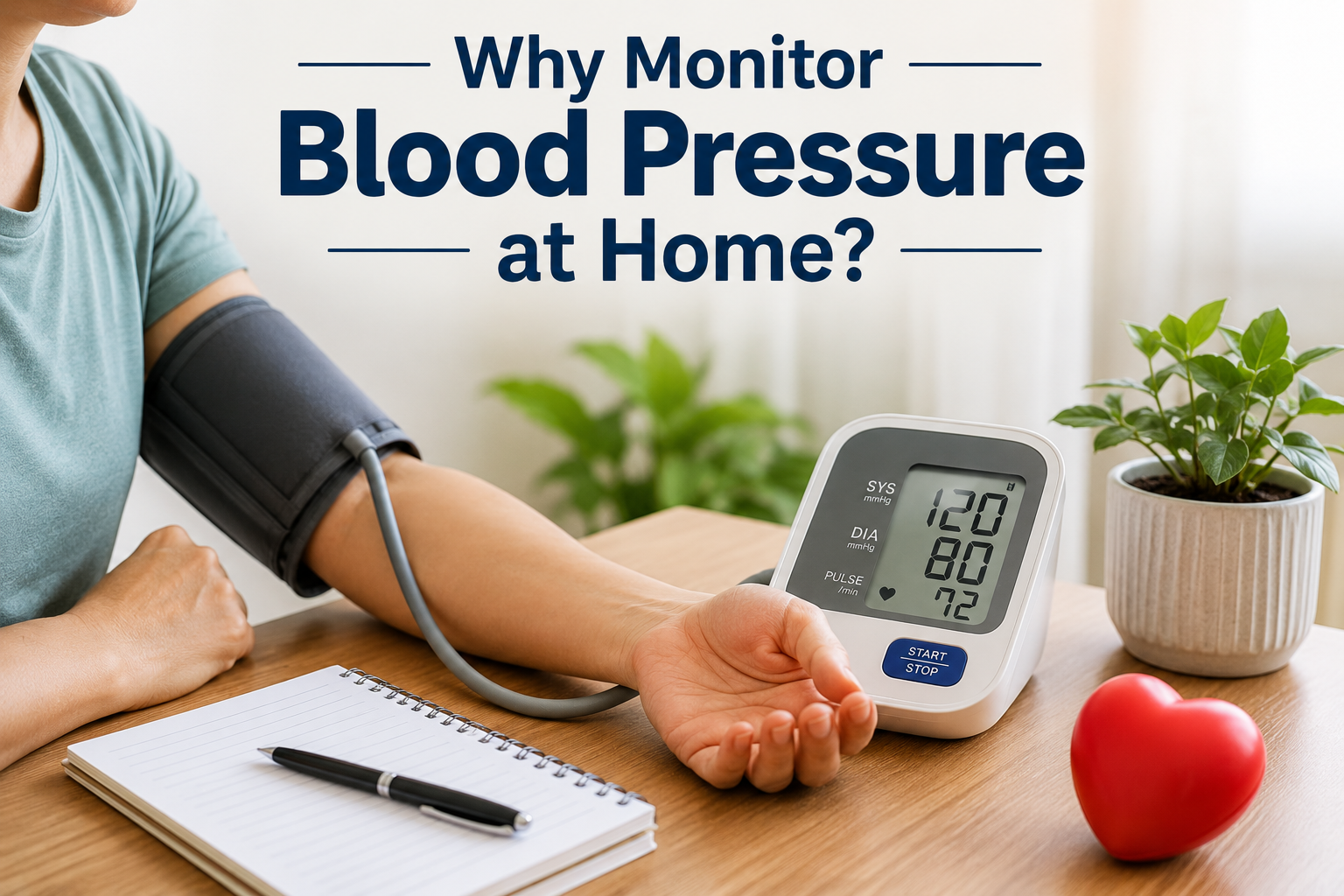 Why monitor blood pressure at home ?