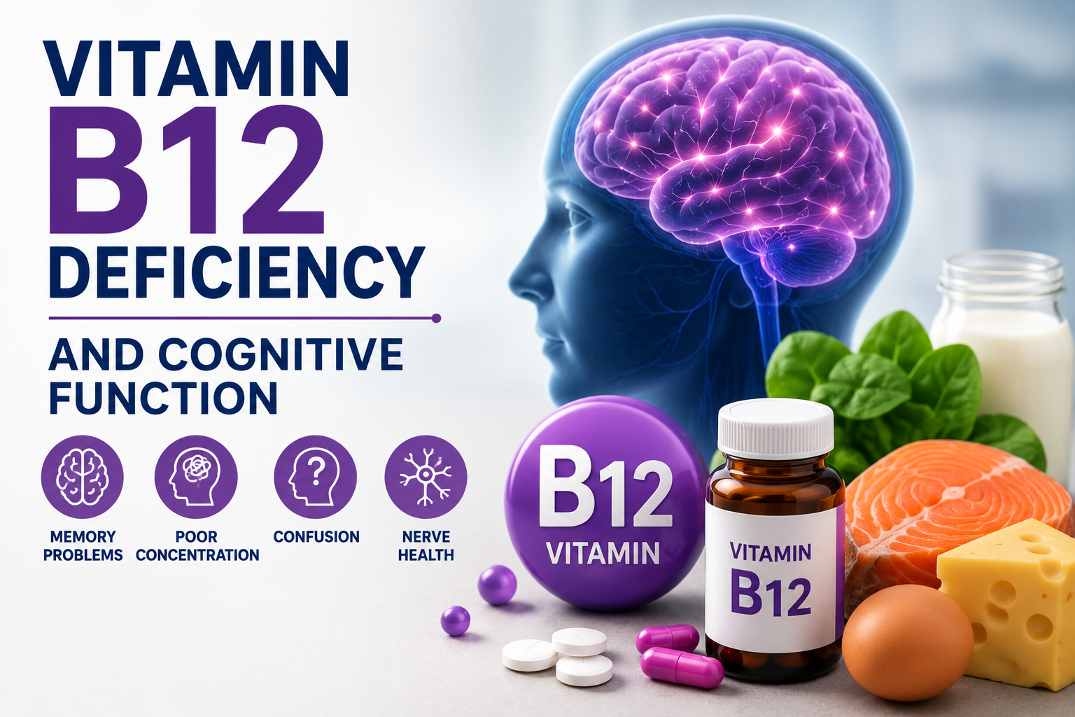 Vitamin B12 Deficiency and Cognitive Function - By Dr. Shraddha Bangera